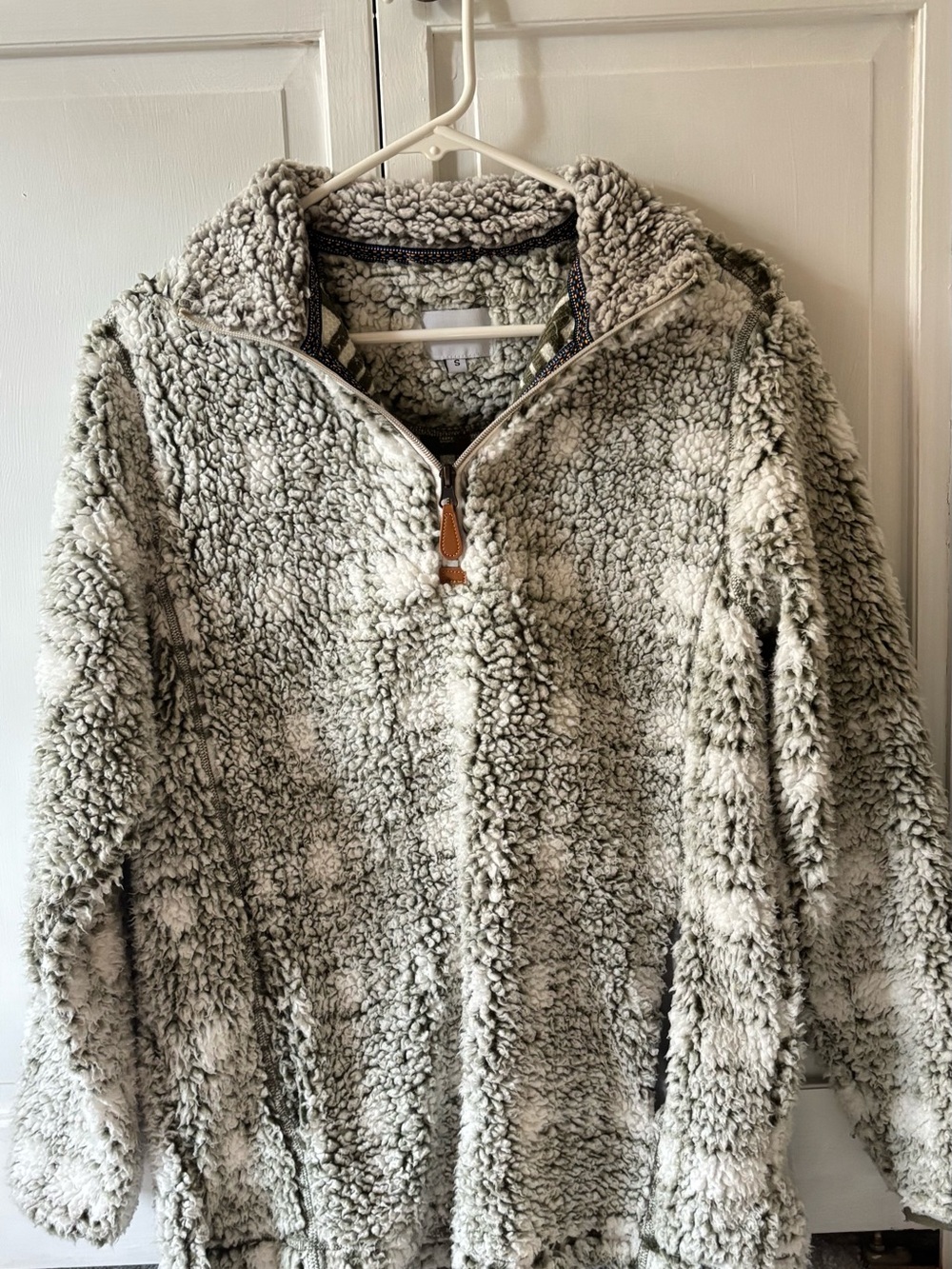 Cozy Sherpa Half-Zip Pullover Jacket